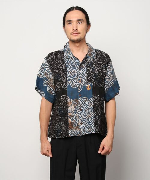 Story mfg.（ストーリーエムエフジー）の「【STORY MFG.】ストーリー・エムエフジー Greetings Shirts（シャツ/ブラウス・メンズ・ブルー系その他/ホワイト/ブラウン・X-LARGE/X-SMALL/MEDIUM）」の6枚目の写真