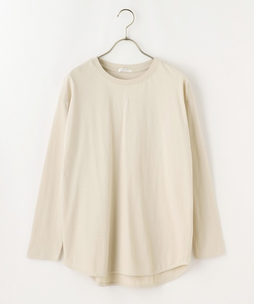 Honeys（ハニーズ）の「チュニックＴシャツ（その他トップス・レディース・ベージュ/ダークカーキ/オフホワイト/ブラック・LL/L/S/M）」の9枚目の写真