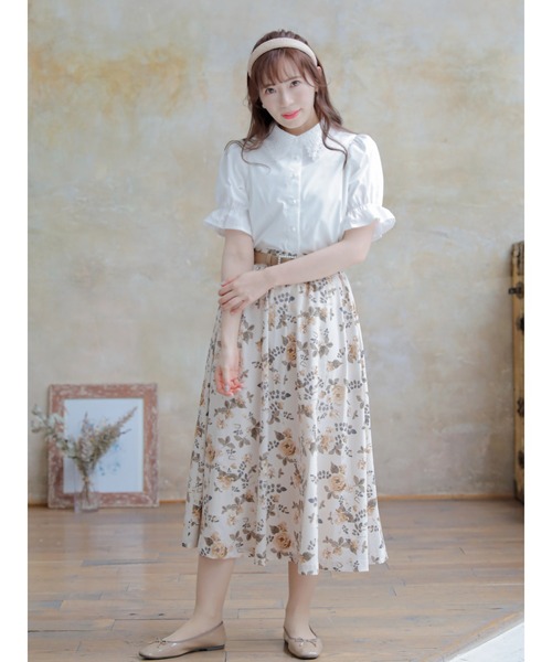 Areeam（アリーム）の「どこへでも行けるレース襟ブラウス（シャツ/ブラウス・レディース・オフホワイト・FREE）」の2枚目の写真