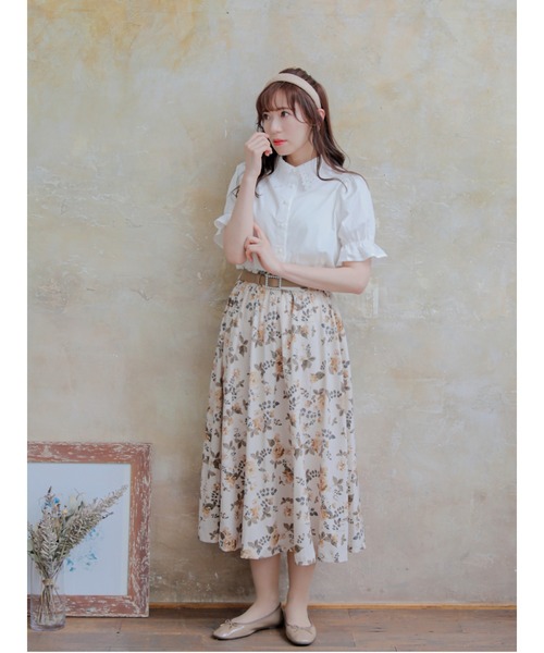 Areeam（アリーム）の「どこへでも行けるレース襟ブラウス（シャツ/ブラウス・レディース・オフホワイト・FREE）」の4枚目の写真