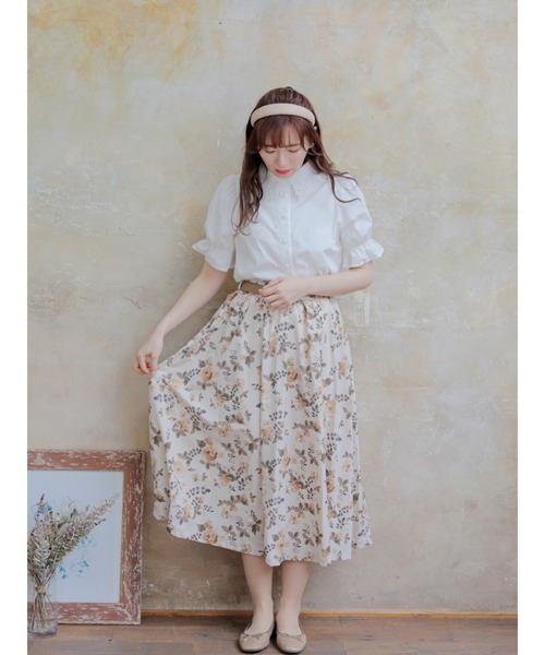 Areeam（アリーム）の「どこへでも行けるレース襟ブラウス（シャツ/ブラウス・レディース・オフホワイト・FREE）」の10枚目の写真