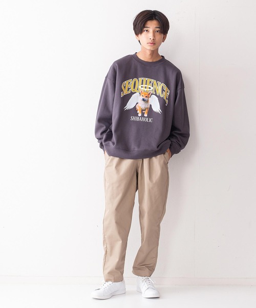 B ONE SOUL(ビーワンソウル)の「【B ONE SOUL/ビーワンソウル】柴犬エンジェルクルーネックスウェット(スウェット・メンズ・チャコールグレー/オフホワイト/ネイビー・X-LARGE/LARGE/SMALL/MEDIUM)」の20枚目の写真