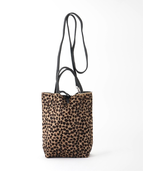 MARLON FIRENZE（マーロンフィレンツェ）の「【MARLON/マルロン】 SHOPPER MINI HALF PONY：バッグ◆（ショルダーバッグ・レディース・ブラック/キャメル/ベージュ・FREE）」の5枚目の写真