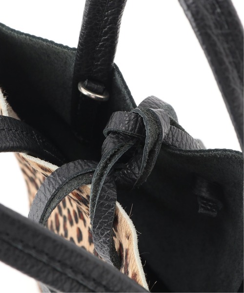 MARLON FIRENZE（マーロンフィレンツェ）の「【MARLON/マルロン】 SHOPPER MINI HALF PONY：バッグ◆（ショルダーバッグ・レディース・ブラック/キャメル/ベージュ・FREE）」の15枚目の写真