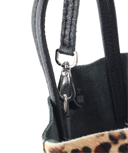 MARLON FIRENZE（マーロンフィレンツェ）の「【MARLON/マルロン】 SHOPPER MINI HALF PONY：バッグ◆（ショルダーバッグ・レディース・ブラック/キャメル/ベージュ・FREE）」の17枚目の写真