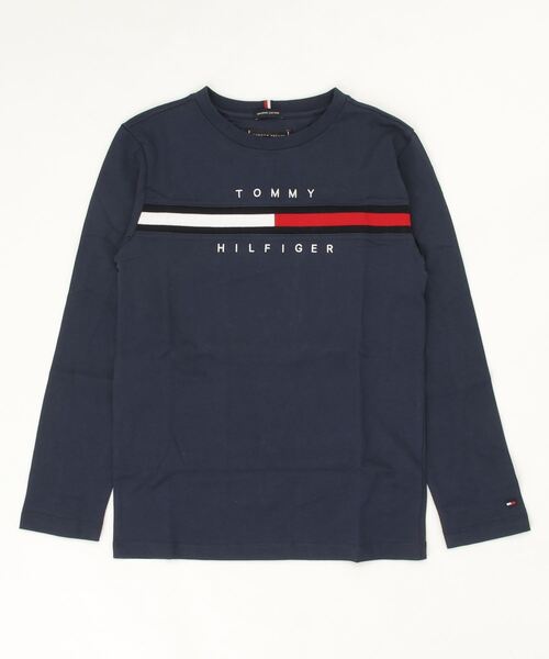 TOMMY HILFIGER(トミーヒルフィガー)の「【90~170㎝展開】ロゴロングスリーブTシャツ(Tシャツ/カットソー・キッズ・レッド/グリーン/ホワイト/ネイビー/マルチ/ネイビー系2/ブルー/ホワイト系2/オフホワイト/レッド系その他/ホワイト系3/グレー・90cm/110cm/100cm/120cm/130cm/140cm/150cm/160cm/170cm/80cm/70cm)」の22枚目の写真