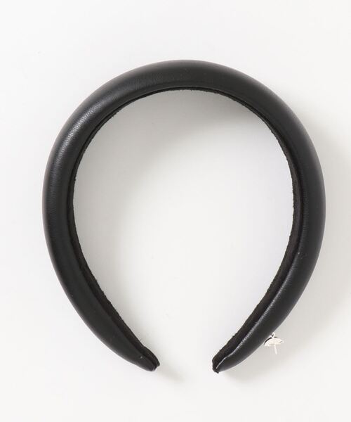 Arnold Palmer（アーノルドパーマー）の「フェイクレザー カチューシャ（カチューシャ・レディース・ライトブラウン/ブラック・ﾌﾘ-）」の4枚目の写真