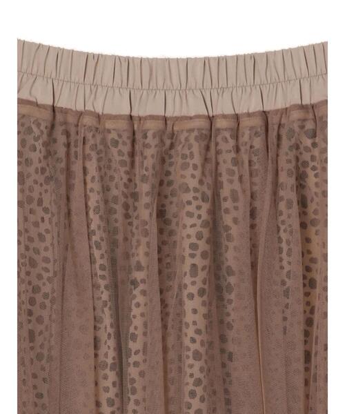 Green　Parks（グリーンパークス）の「・furry rate リバーシブルチュールスカート＊（スカート・レディース・ベージュ/ブラック・FREE）」の19枚目の写真