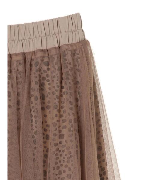 Green　Parks（グリーンパークス）の「・furry rate リバーシブルチュールスカート＊（スカート・レディース・ベージュ/ブラック・FREE）」の20枚目の写真