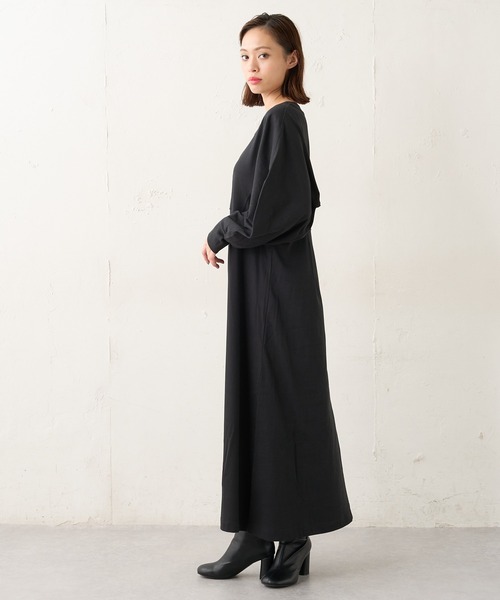 Lui's（ルイス）の「センターステッチラウンドトゥショートブーツ（ブーツ・レディース・ブラック/アイボリー・23cm/24cm/25cm）」の5枚目の写真