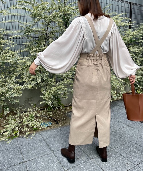4youstory（フォーユーストーリー）の「ヴィンテージサテンボリューム袖ブラウス（シャツ/ブラウス・レディース・ブラック/ベージュ/イエロー/キナリ・FREE）」の13枚目の写真