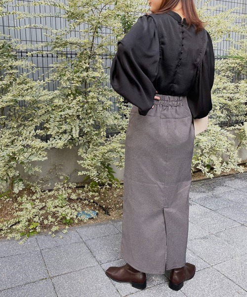 4youstory（フォーユーストーリー）の「ヴィンテージサテンボリューム袖ブラウス（シャツ/ブラウス・レディース・ブラック/ベージュ/イエロー/キナリ・FREE）」の22枚目の写真