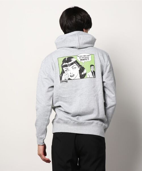 Fuu　スラッシャー　THRASHER グラフィックパーカー とトレーナー THRASHER スラッシャー パーカー メンズ THRASHERコミックPT