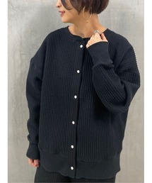 BEARDSLEY | キルトフウスナップカーデ(カーディガン/ボレロ)