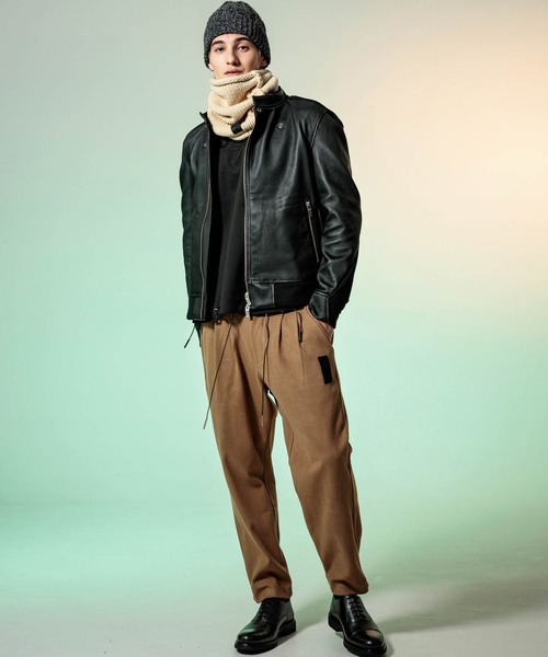 C DIEM(カルペディエム)の「C DIEM(カルペディエム)ツータックストレッチコーデュロイパンツ(その他パンツ・メンズ・ブラック/キャメル・M/L/S)」の6枚目の写真