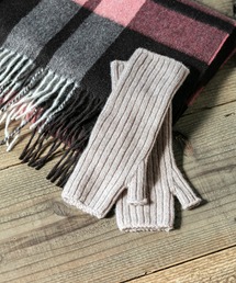 【Johnstons/ジョンストンズ】カシミアリブリストウォーマー◆