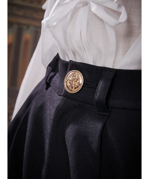 PAMEO POSE（パメオポーズ）の「Inverted Triangle Trousers Black（スラックス・レディース・ブラック・S/M）」の6枚目の写真