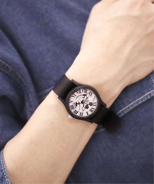 HIROB Sur Mesure 黒革腕時計 Sur Mesure Millish Square カクガタ【 ウォッチ 】（アナログ