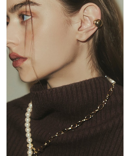 EIMY ISTOIRE（エイミーイストワール）の「パールチェーンチョーカー（チョーカー・レディース・ゴールド・FREE）」の2枚目の写真