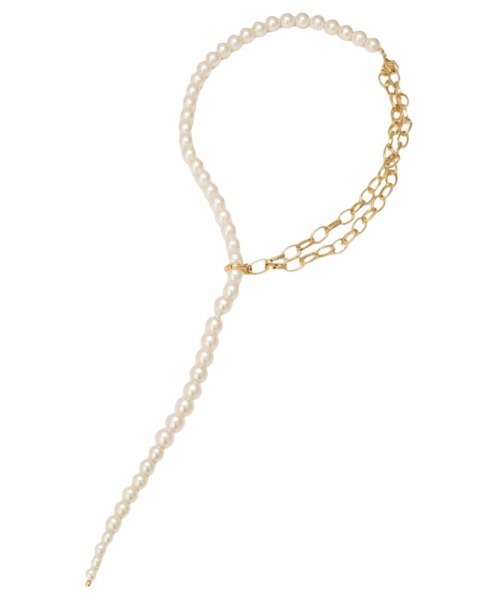 EIMY ISTOIRE（エイミーイストワール）の「パールチェーンチョーカー（チョーカー・レディース・ゴールド・FREE）」の6枚目の写真