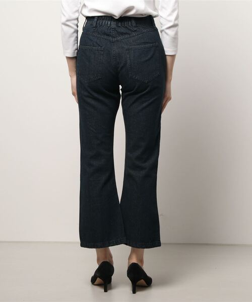Fashion Letter（ファッションレター）の「センタースリットフレアデニムパンツ（デニムパンツ・レディース・ネイビー/ワンウォッシュ・M/3L/LL/4L/L）」の17枚目の写真