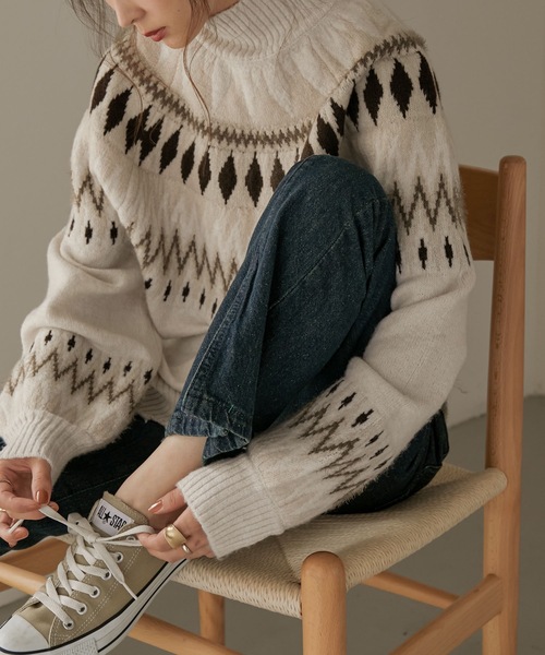 Fashion Letter（ファッションレター）の「センタースリットフレアデニムパンツ（デニムパンツ・レディース・ネイビー/ワンウォッシュ・M/3L/LL/4L/L）」の19枚目の写真