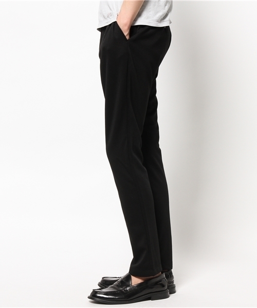 WEGO（ウィゴー）の「WEGO/ソフトスリムイージートラウザー（その他パンツ・メンズ・ブラック/ダークグレー・LARGE/MEDIUM）」の3枚目の写真