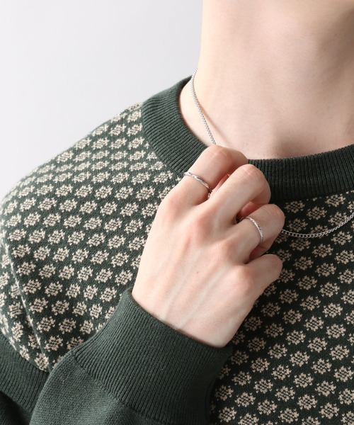 RAGEBLUE（レイジブルー）の「2セット/ダブルリング/260714（リング・メンズ・オフホワイト/ホワイト/その他6/その他1/その他4/その他5/ブラック/その他8/その他7・FREE）」の3枚目の写真