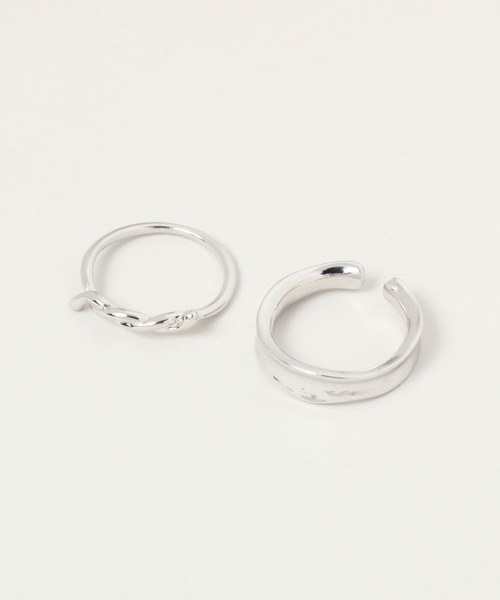 RAGEBLUE（レイジブルー）の「2セット/ダブルリング/260714（リング・メンズ・オフホワイト/ホワイト/その他6/その他1/その他4/その他5/ブラック/その他8/その他7・FREE）」の10枚目の写真