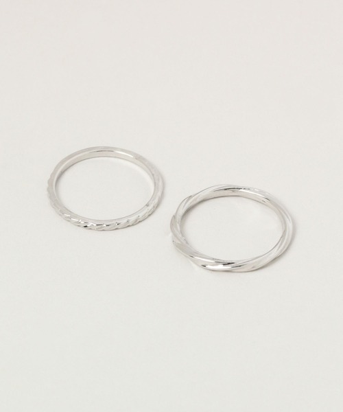 RAGEBLUE（レイジブルー）の「2セット/ダブルリング/260714（リング・メンズ・オフホワイト/ホワイト/その他6/その他1/その他4/その他5/ブラック/その他8/その他7・FREE）」の11枚目の写真