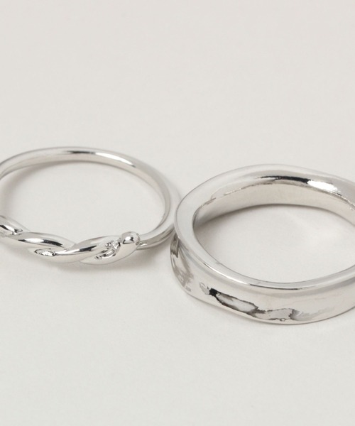 RAGEBLUE（レイジブルー）の「2セット/ダブルリング/260714（リング・メンズ・オフホワイト/ホワイト/その他6/その他1/その他4/その他5/ブラック/その他8/その他7・FREE）」の16枚目の写真