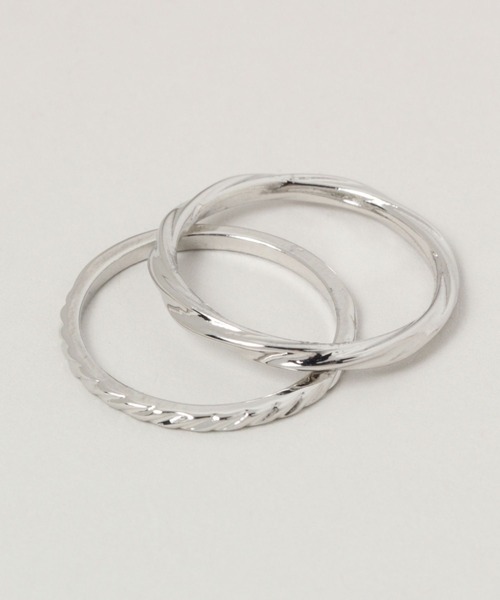 RAGEBLUE（レイジブルー）の「2セット/ダブルリング/260714（リング・メンズ・オフホワイト/ホワイト/その他6/その他1/その他4/その他5/ブラック/その他8/その他7・FREE）」の17枚目の写真