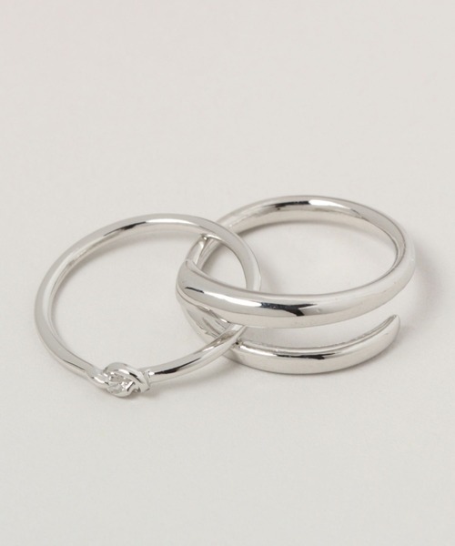 RAGEBLUE（レイジブルー）の「2セット/ダブルリング/260714（リング・メンズ・オフホワイト/ホワイト/その他6/その他1/その他4/その他5/ブラック/その他8/その他7・FREE）」の21枚目の写真