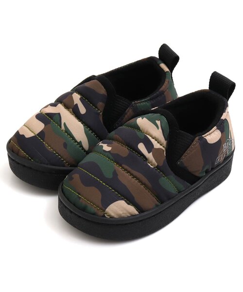 F.O.KIDS（エフオーキッズ）の「中綿スリッポン（スリッポン・キッズ・ブラック/パープル/カーキ/カモフラージュ・15 /20/18/17/19/14/16）」の4枚目の写真