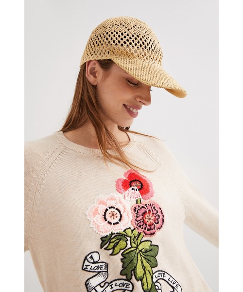 Desigual（デシグアル）の「花柄刺繍 セーター（その他トップス・レディース・ホワイト・XL/S/XS/M/L）」の6枚目の写真