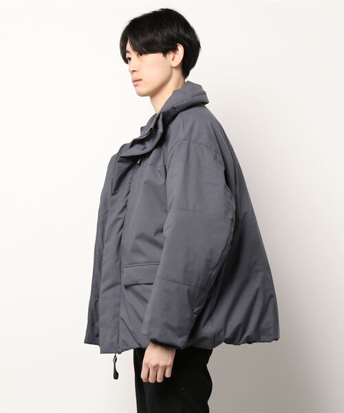 Burner（バーナー）の「【BURNER SELECT】ポリストレッチ ボリューム中綿ジャケット（ブルゾン・メンズ・チャコールグレー/ブラック/オリーブ・M/L/XL）」の4枚目の写真