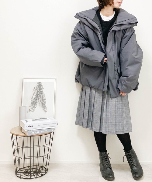 Burner（バーナー）の「【BURNER SELECT】ポリストレッチ ボリューム中綿ジャケット（ブルゾン・メンズ・チャコールグレー/ブラック/オリーブ・M/L/XL）」の18枚目の写真