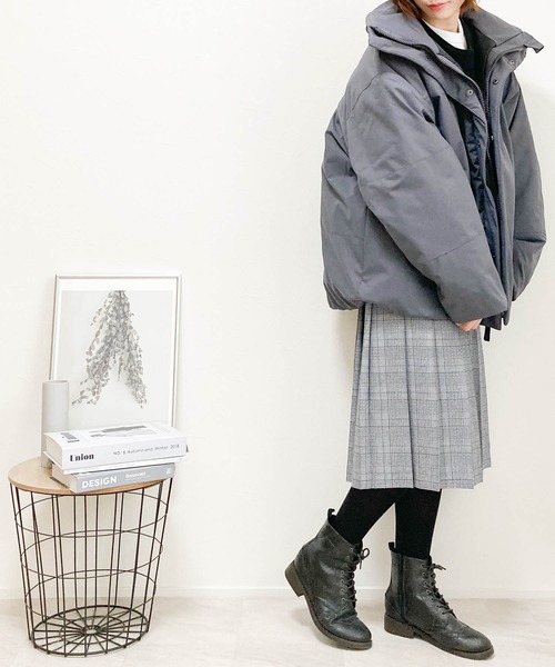 Burner（バーナー）の「【BURNER SELECT】ポリストレッチ ボリューム中綿ジャケット（ブルゾン・メンズ・チャコールグレー/ブラック/オリーブ・M/L/XL）」の19枚目の写真