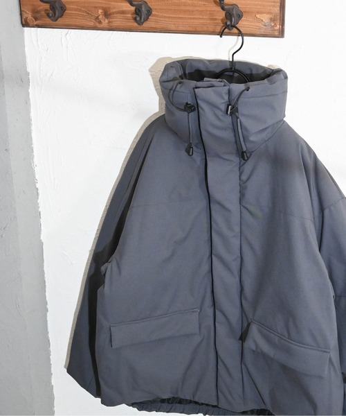 Burner（バーナー）の「【BURNER SELECT】ポリストレッチ ボリューム中綿ジャケット（ブルゾン・メンズ・チャコールグレー/ブラック/オリーブ・M/L/XL）」の8枚目の写真