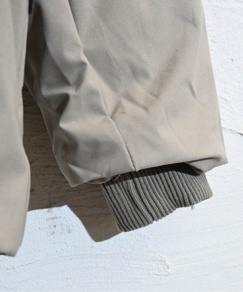 Burner（バーナー）の「【BURNER SELECT】ポリストレッチ ボリューム中綿ジャケット（ブルゾン・メンズ・チャコールグレー/ブラック/オリーブ・M/L/XL）」の12枚目の写真