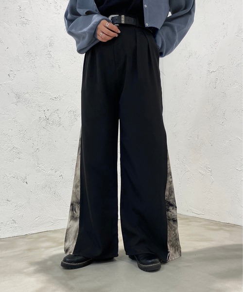 apres jour mignon（アプレジュールミニョン）の「スリット柄見えパンツ【ZOZOTOWN限定アイテム】（その他パンツ・レディース・ブラウン系その他/ブラック系その他・X-LARGE/MEDIUM/SMALL）」の11枚目の写真