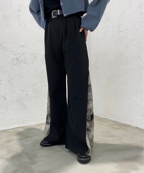 apres jour mignon（アプレジュールミニョン）の「スリット柄見えパンツ【ZOZOTOWN限定アイテム】（その他パンツ・レディース・ブラウン系その他/ブラック系その他・X-LARGE/MEDIUM/SMALL）」の13枚目の写真