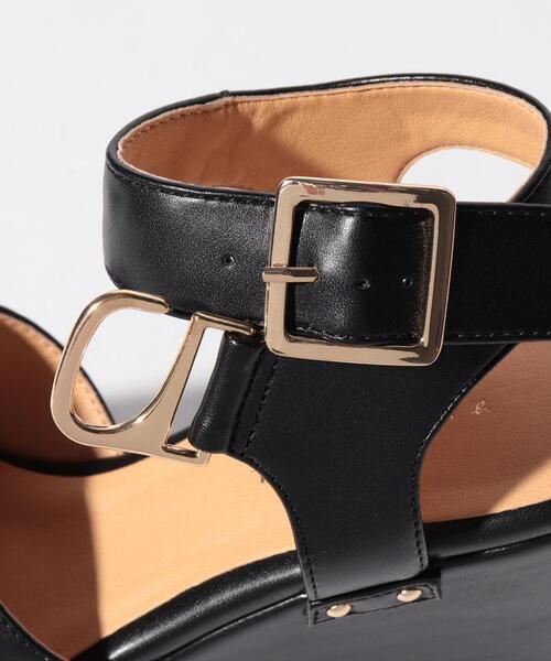 To b. by agnes b.（トゥービーバイアニエスベー）の「WF23 CHAUSSURES プラットフォームサンダル（サンダル・レディース・ベージュ・MEDIUM）」の6枚目の写真