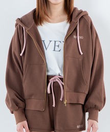 REVEYU | REVEYU/ボリュームスリーブスウェットZIPフーディー(パーカー)