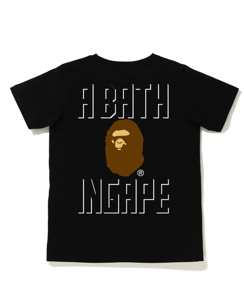 A BATHING APE(アベイシングエイプ)の「APE HEAD ONE POINT TEE #2 L(Tシャツ/カットソー・レディース・ブラック/ホワイト/グレー/ピンク・X-SMALL/MEDIUM/SMALL)」の1枚目の写真