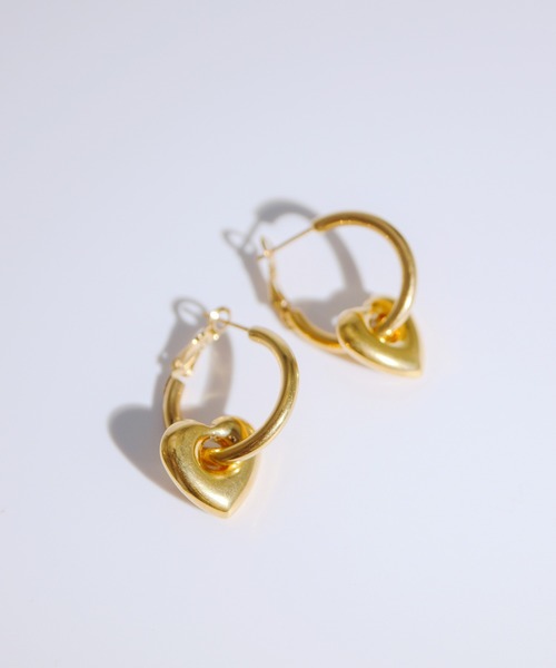 ハートフープピアス ピアス 両耳用 Tuwakrim トゥワクリム のファッション通販 Zozotown