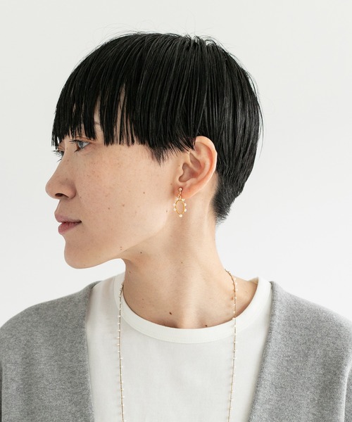 note et silence (ノートエシロンス)の「【 AMB100貨 】ケッショウ ダエン イヤリング(イヤリング・レディース・その他・FREE)」の6枚目の写真