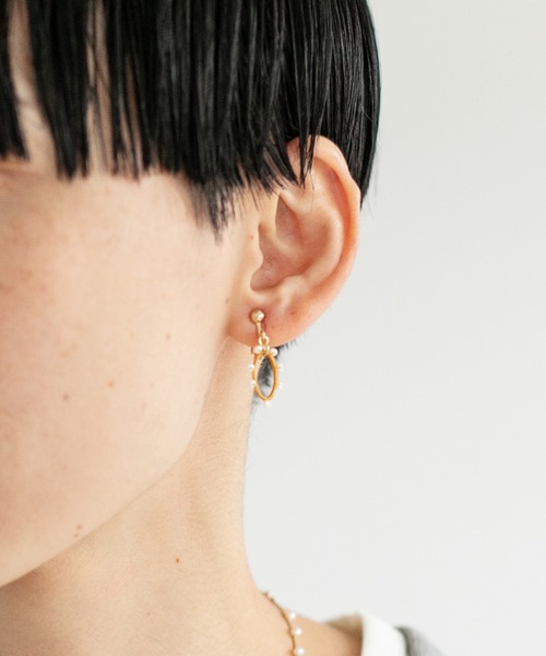 note et silence (ノートエシロンス)の「【 AMB100貨 】ケッショウ ダエン イヤリング(イヤリング・レディース・その他・FREE)」の8枚目の写真