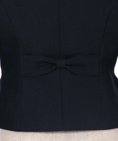 axes femme（アクシーズファム）の「パイピングツイードジャケット（ノーカラージャケット・レディース・ブラック/ピンク/ネイビー・MEDIUM/LARGE）」の19枚目の写真