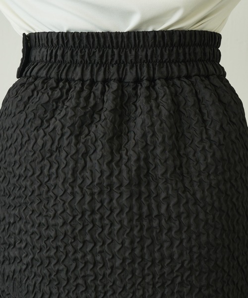 Lui's（ルイス）の「キルトAラインロングスリットスカート（スカート・レディース・ブラック/オフホワイト/サックスブルー・FREE）」の13枚目の写真